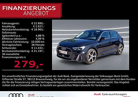Audi A1 Sportback 30 TFSI S line LED NAVI SONOS 17" S line