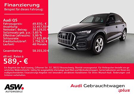 Audi Q5 S line 45TFSI quattro Navi Matrix Pano AHK VC