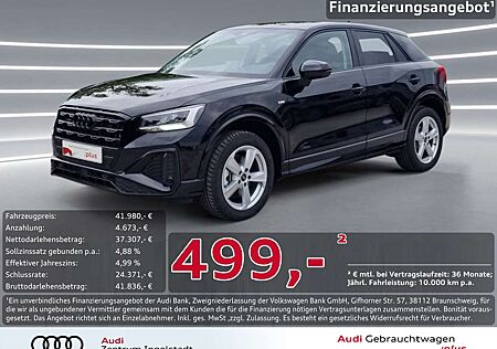 Audi Q2 40 TFSI qu S line AHK ACC NAVI Opt-schw+ Kam.