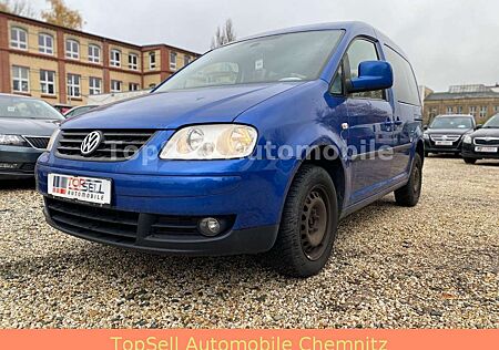 VW Caddy Volkswagen Life 1.6 5-Sitzer Familiy 1.Hand Klima AHK