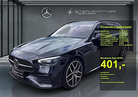 Mercedes-Benz C 220 d 4M T +AMG+Night+PANO+360°+AHK+HuD+BURM