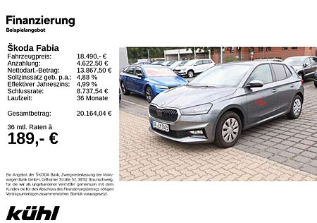 Skoda Fabia IV 1.0 MPI Selection
