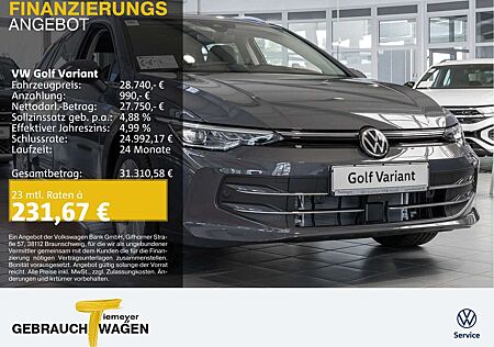 VW Golf Variant Volkswagen 1.5eTSI DSG STYLE AHK PANO NAVI
