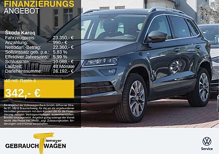 Skoda Karoq 1.5 TSI DSG CLEVER NAVI LED ACC KAMERA