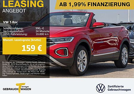 VW T-Roc Volkswagen Cabrio 1.0 TSI STYLE NAVI KAMERA WINTERP.