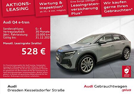 Audi Q4 e-tron 45 210 kW Kamera LED Navi LED Pano