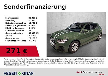 Audi A1 Sportback 30 TFSI Smartph-Int/Virtual/SHZ/PDC/16 Z
