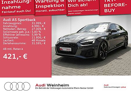 Audi A5 40 TDI edition one Black-Paket S-Li