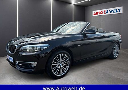 BMW 218 i Cabrio Luxury Leder LED Nav Sitzhz Klima