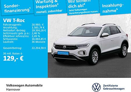 VW T-Roc Volkswagen 1.0 TSI Life DigCockpit LED Navi PDC SHZ