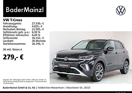 VW T-Cross Volkswagen 1.0 TSI DSG Style Kam AHK IQDRIVE Matrix