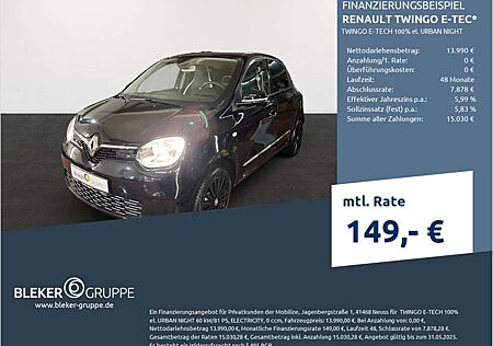 Renault Twingo 100% el. URBAN NIGHT