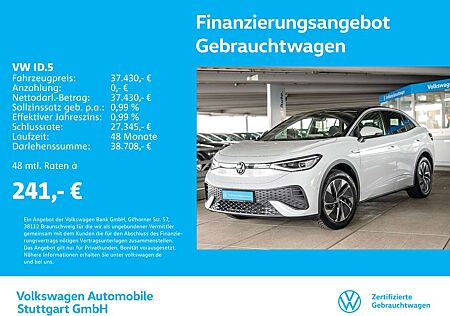 VW ID.5 Volkswagen Pro Navi Kamera LED AHK Stdhzg ACC SHZ