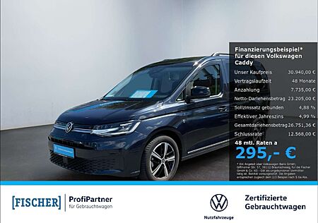 VW Caddy Volkswagen 1.5TSI Life LED AHK Carplay SHZ PDC Panoramad. Vor