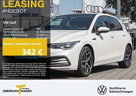 VW Golf Volkswagen 1.5 eTSI DSG STYLE IQ.LIGHT PANO SITZHZ LM1