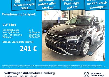 VW T-Roc Volkswagen 1.0 TSI Life Navi Sitzhzg CarPlay LED
