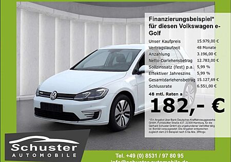 VW e-Golf Volkswagen *136PS LED Navi PDCv+h Wärmepumpe CCS Alu
