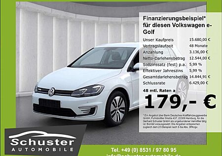 VW e-Golf Volkswagen *136PS LED Navi PDCv+h Wärmepumpe CCS Alu