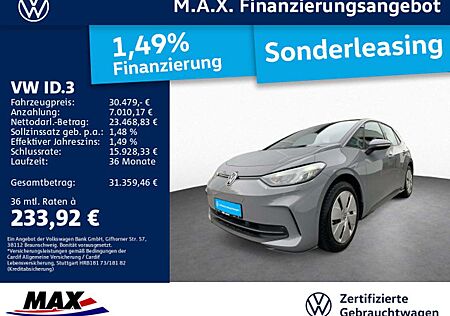 VW ID.3 Volkswagen PRO LED+NAVI+KAMERA+ACC+PDC+ALU+KLIMA