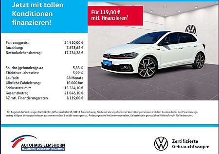VW Polo GTI Volkswagen 2.0 TSI DSG NAV KAM BEATS LED APP ACC 18" PDC SHZ