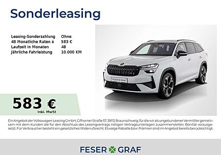 Skoda Kodiaq RS 2,0 TSI 195 kW *360°KAM*AHK*NAVI*PANO*