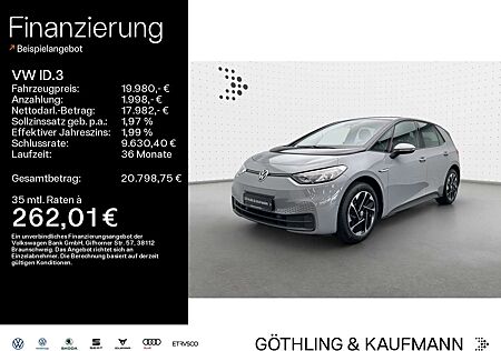 VW ID.3 gebraucht kaufen VW ID.3 Volkswagen Pure Performance *NAVI*KAM*SHZ*18Zoll*Assis