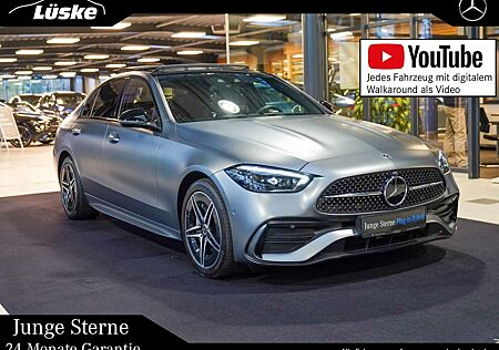 Mercedes-Benz C 300 e AMG Line Night MATT Fahrassistenz Pano