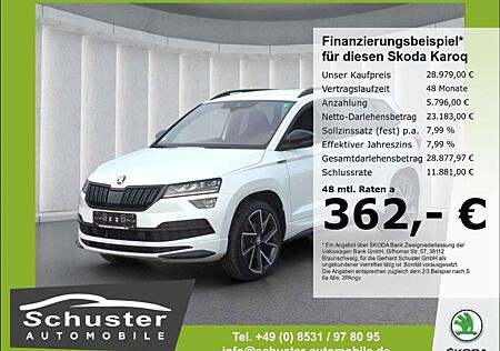 Skoda Karoq SPORTLINE 4x4 TDI*DSG LED ACC R-Kam Navi