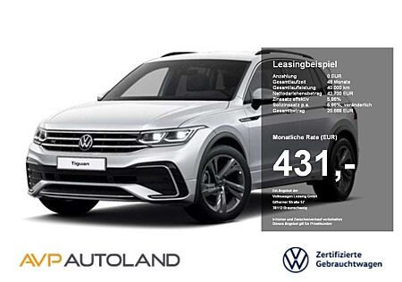 VW Tiguan Volkswagen 2.0 TDI DSG 4MOTION R-Line | AHK | LED |