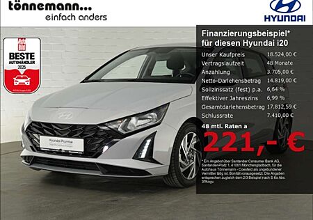 Hyundai i20 FACELIFT T-GDi TREND DCT+NAVI+RÜCKFAHRKAMERA+FERNL