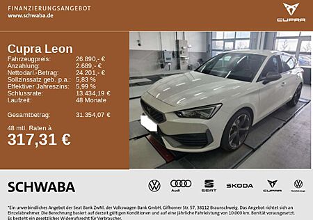 Cupra Leon 1.5 TSI LED*VIRTUAL*ACC*LANE*R-KAM*PDC*18"