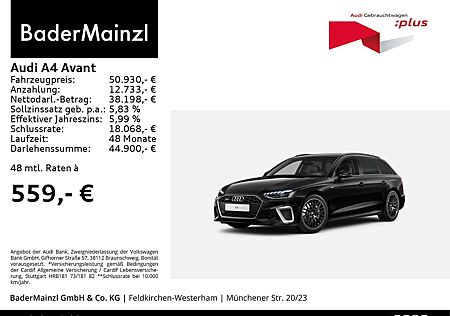 Audi A4 50 TDI quattro S line Matrix Kam. Stdhz