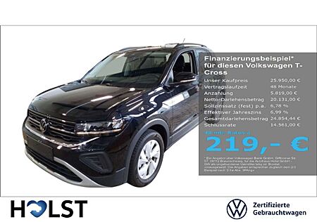 VW T-Cross Volkswagen 1.0TSI Life GJR AHK RüFaKa ACC