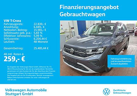 VW T-Cross Volkswagen Life 1.0 TSI Navi Tempomat