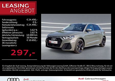 Audi A1 Sportback 25 TFSI S line 17" Opt-schw