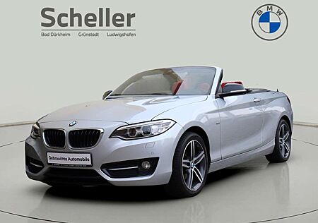 BMW 218 i Cabrio Sport Line *Verkauf nur an Händler*