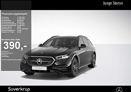 Mercedes-Benz E 220 T d , AMG NIGHT KAMERA SPUR DISTR AHK PDC