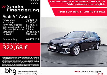 Audi A4 35 TFSI S tronic S line Assist Tour+Sta