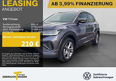 VW T-Cross Volkswagen 1.5 TSI DSG R-LINE BLACK AHK IQ.DRIVE LM