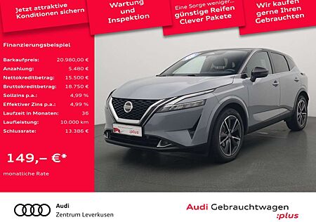 Nissan Qashqai gebraucht kaufen Nissan Qashqai Tekna KAM 360° SHZ LED PDC VIRT ACC NAVI