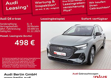 Audi Q4 e-tron 45 qu. VIRTUAL LED RFK NAVI SITZHZG