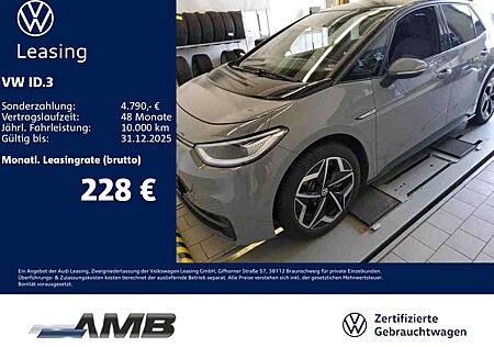 VW ID.3 Volkswagen Pro AHK/Matrix/Navi/Pano/Sitzhzg/Alu19/RFK
