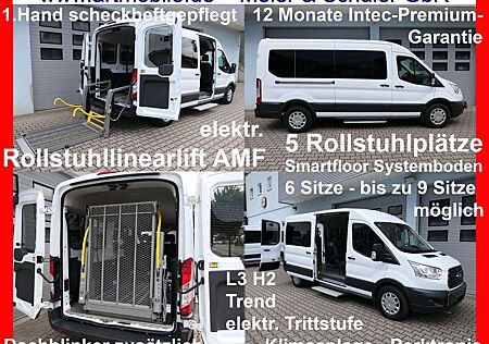 Ford Transit 350 L3/ 5 Rollstuhlplätze/ Smartfloor/ Garantie