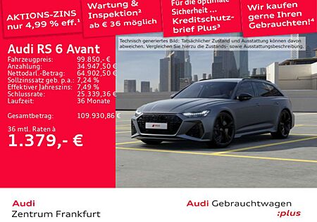 Audi RS6 Avant Laser Luft AHK B&O Tempomat