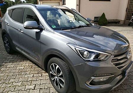 Hyundai Santa Fe blue 2.2 CRDI 2WD Automatik Family+