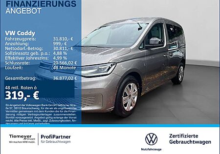 VW Caddy Volkswagen TSI ANSCHLUSSGARANTIE ST.HEIZ AHK LED NAVI
