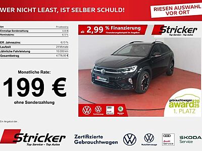Volkswagen Taigo R-Line 1.5TSI DSG 199,-ohne Anzahlung Navi AHK Ka