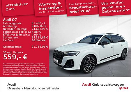 Audi Q7 50TDI quattro S line Matrix Pano 7-Sitze AHZV