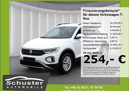 VW T-Roc Volkswagen Life 1.0TSI*LED+ Navi digCockp VKZ-Erk SHZ