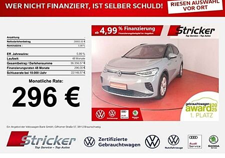 VW ID.4 Volkswagen GTX 296,-ohne Anzahlung Wärmepumpe ACC Kamera